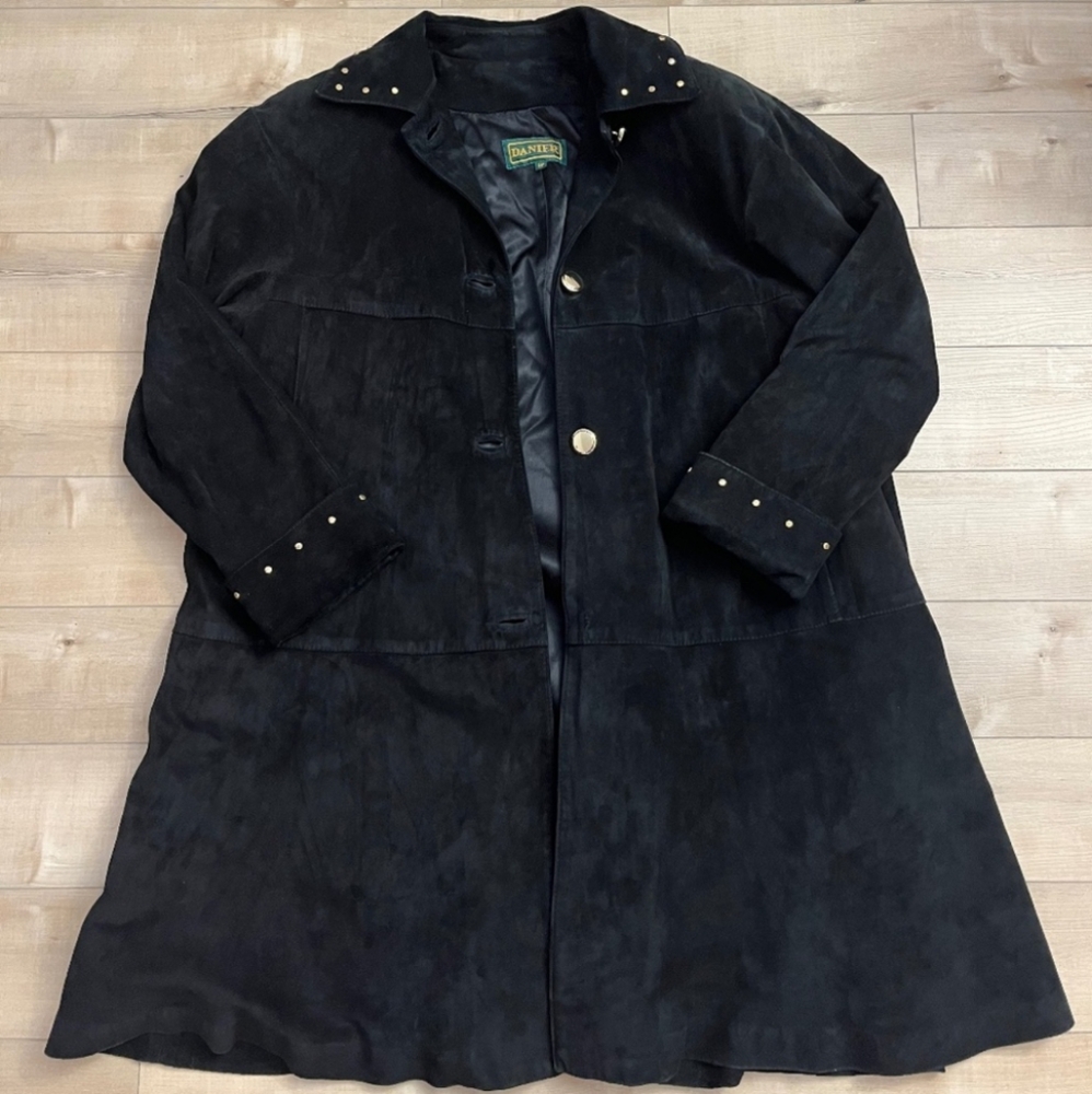 Vintage Danier oversized suede coat